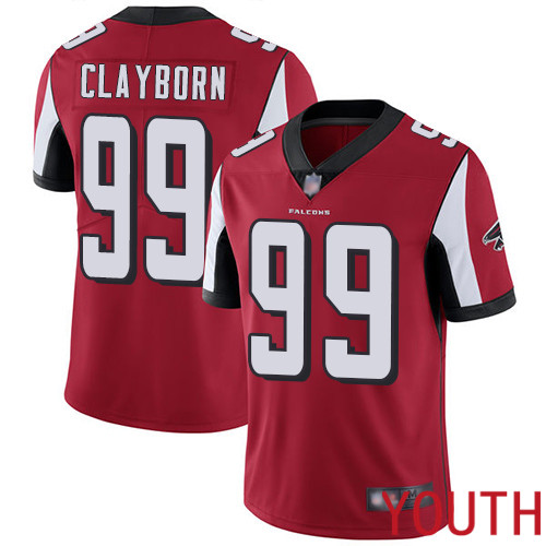 Atlanta Falcons Limited Red Youth Adrian Clayborn Home Jersey NFL Football 99 Vapor Untouchable